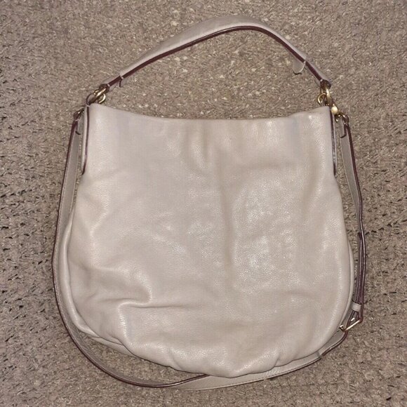 MARC BY MARC JACOBS-LG Hobo Hillier-Beige/Taupe-Neutral-Gold Hardware-Excellent - Picture 4 of 11